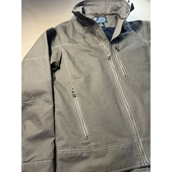 Heavy-Duty Combed Canvas Exterior Utility Workwear  KUHL Burr Jacket Mens Small - Picture 2 of 11